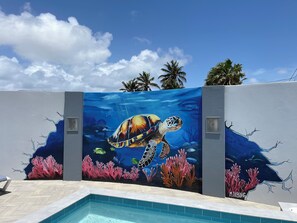 Outdoor pool, open 7:00 AM to 9:00 PM, pool umbrellas, sun loungers - Happy Memories Aruba - Adults Only (Noord)