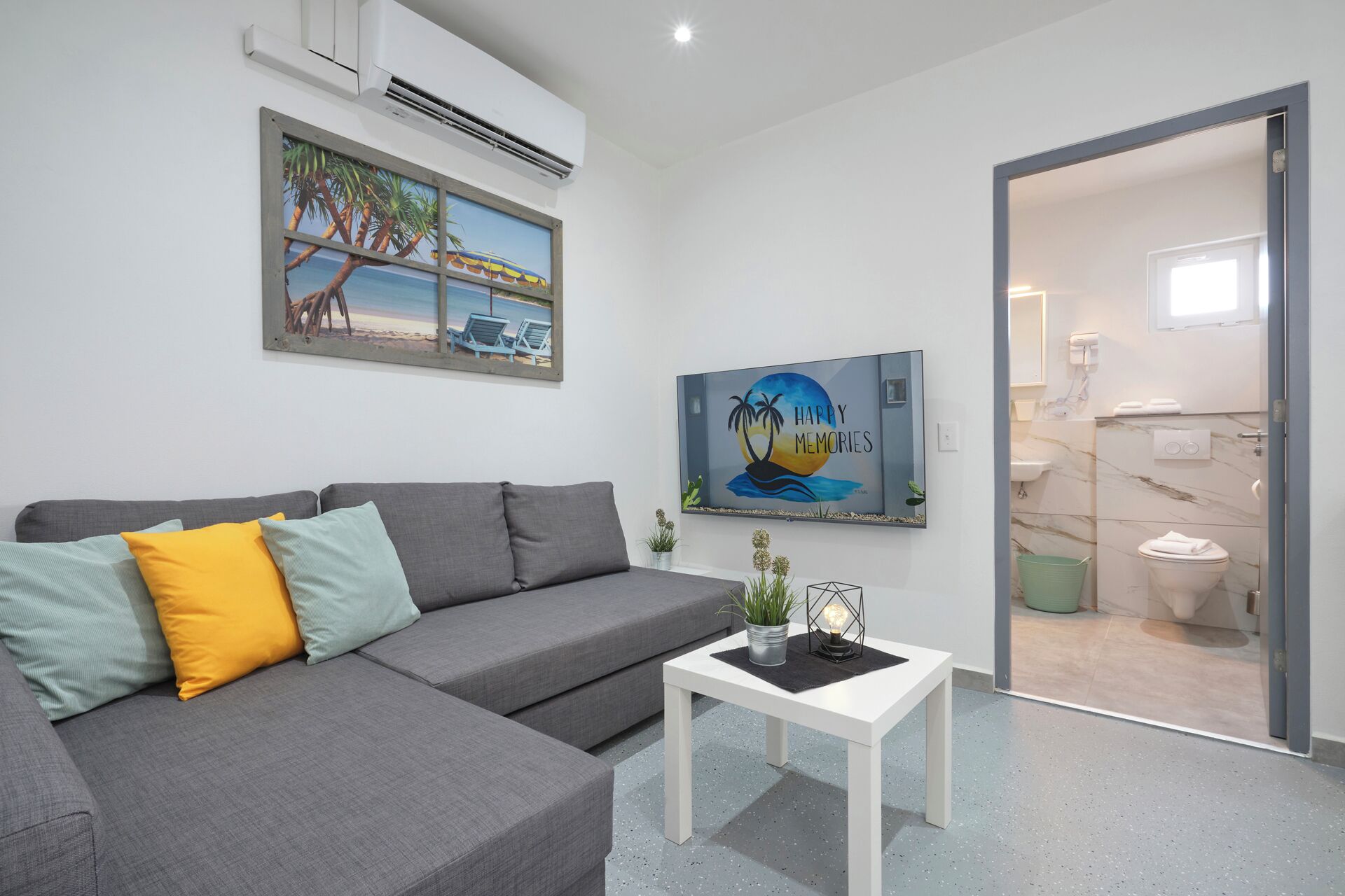 豪華公寓, 2 間臥室, 非吸煙房, 廚房 (#5) | 起居區