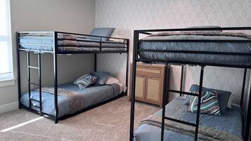 Desk, iron/ironing board, travel cot, free WiFi