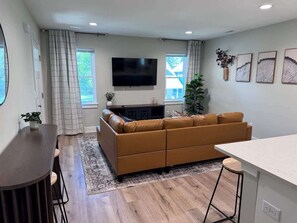 Smart TV, fireplace, offices