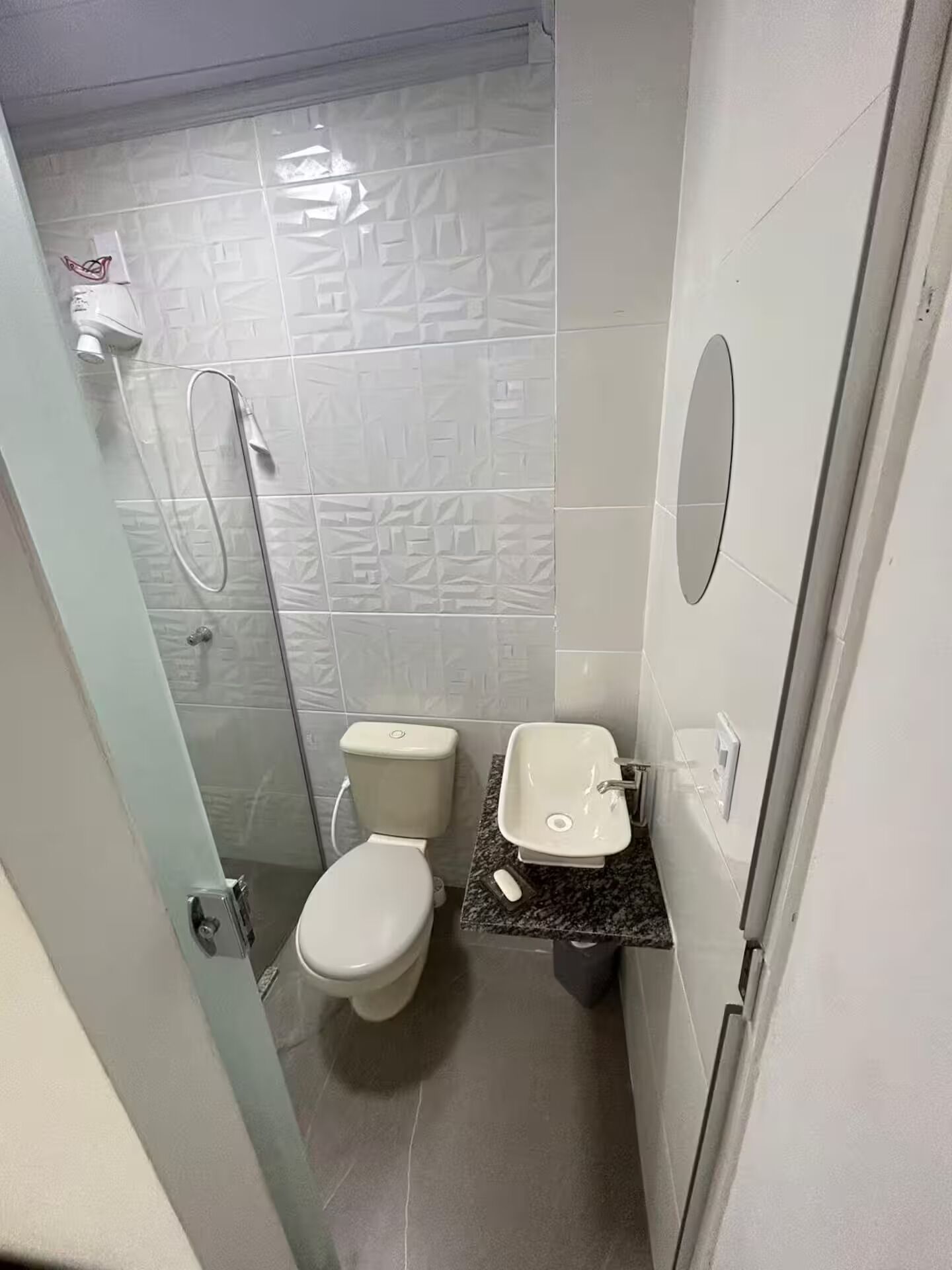 Towels, soap, toilet paper