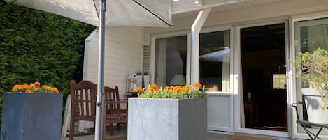 Bungalow, 3 Bedrooms, Patio, Garden View | Terrace/patio