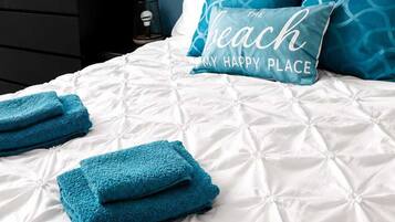 3 dormitorios, tabla de planchar con plancha, wifi y ropa de cama