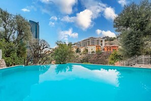 Outdoor pool - Monaco Border, Parking, See View (Beausoleil)