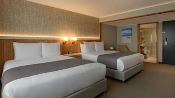 Room, 2 Queen Beds | Minibar, in-room safe, free WiFi, bed sheets
