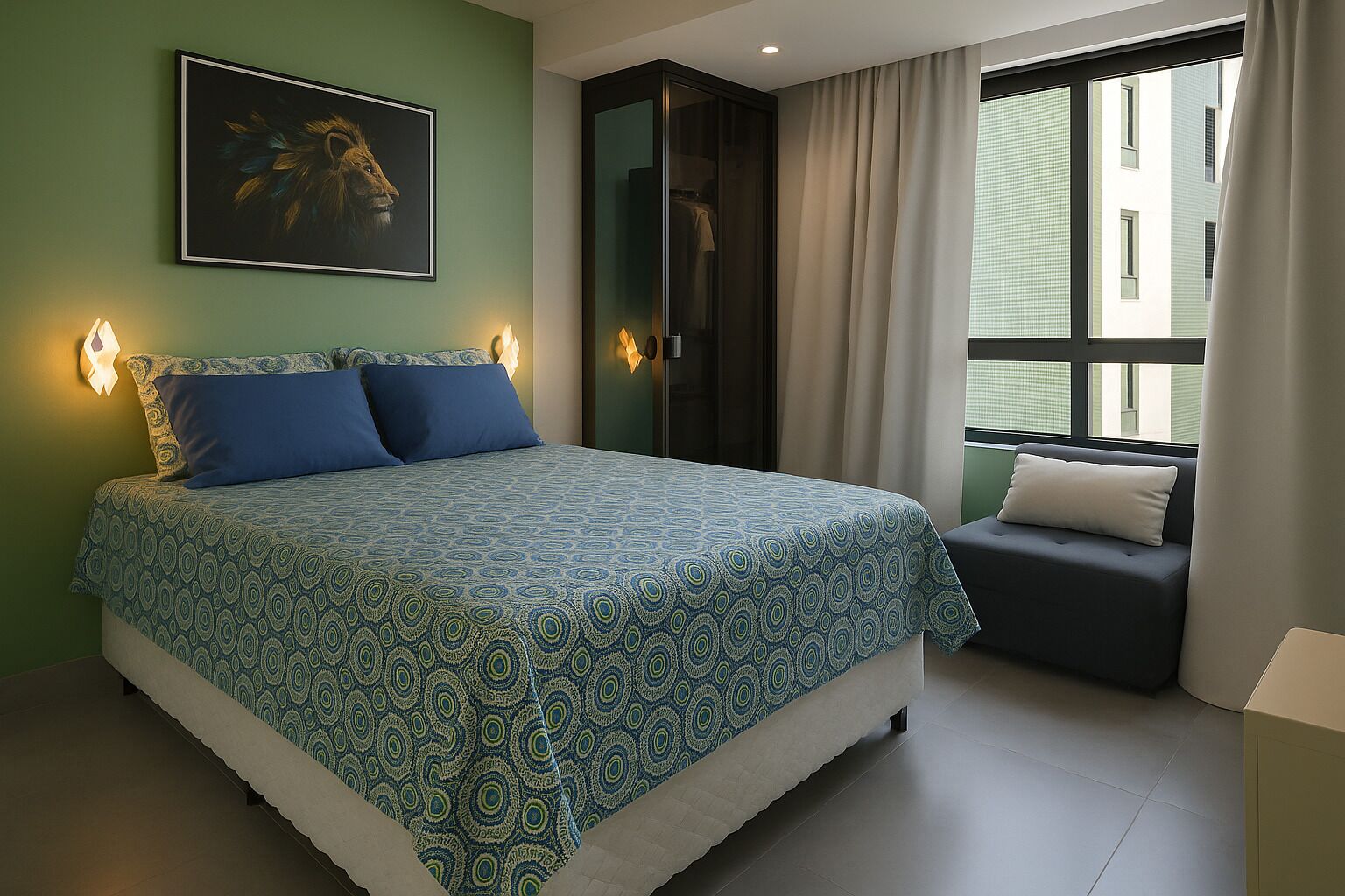 1 bedroom, WiFi, bed sheets