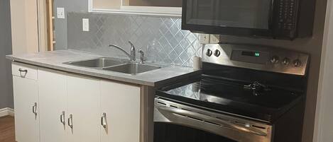 Microwave, oven, stovetop