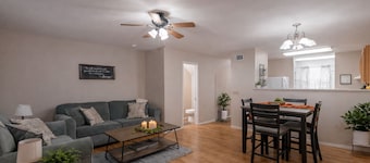 Orange Acres a Private 2 Bedroom 2 Bath Pet Friendly with a fenced back yard.