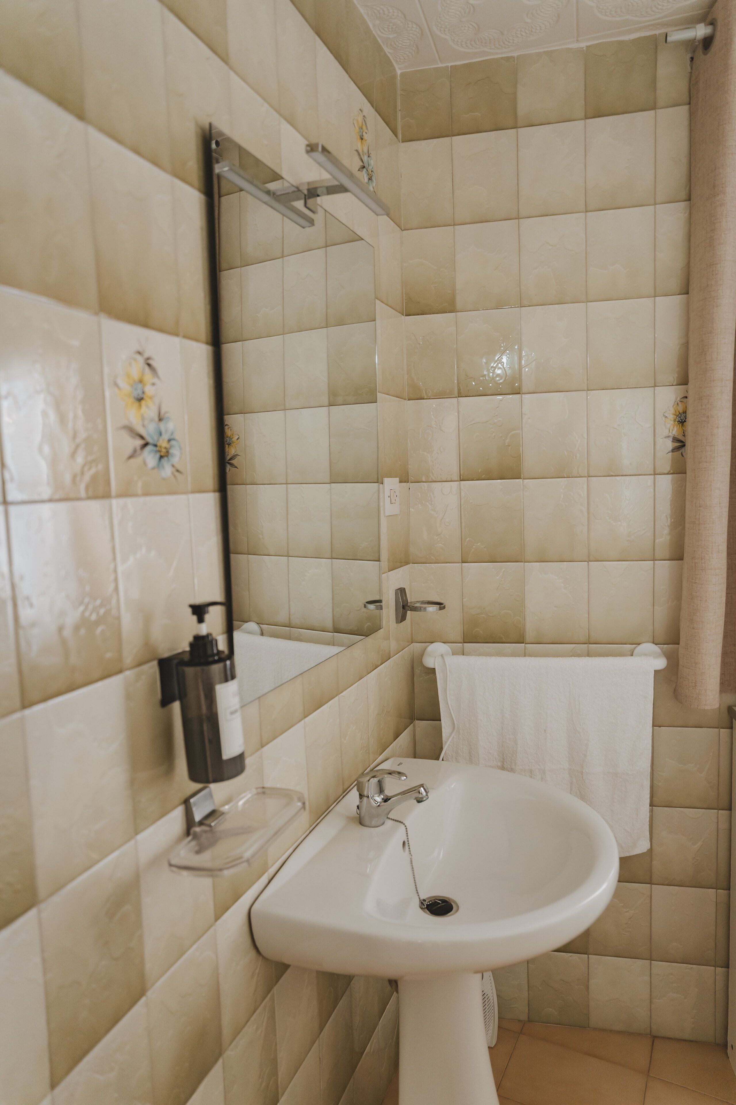 أحواض استحمام، مجففات شعر، مناشف، صابون