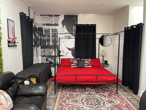 1 chambre, fer et planche à repasser, Wi-Fi, literie fournie