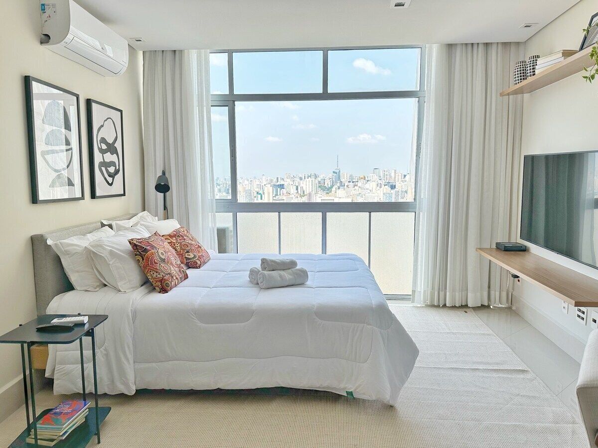 Apartamento standard | Ferros/tábuas de passar roupa, Wi-Fi de cortesia