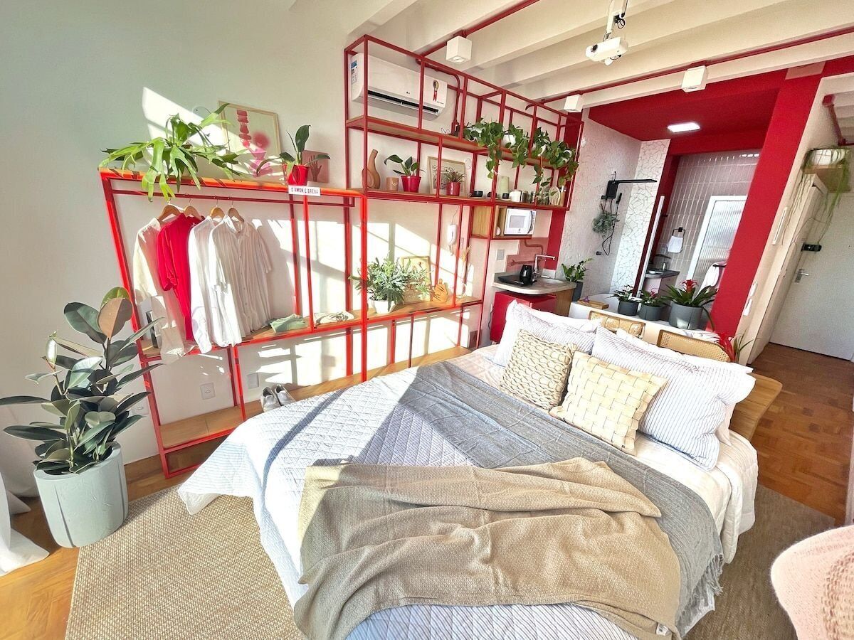 Apartamento standard | Ferros/tábuas de passar roupa, Wi-Fi de cortesia