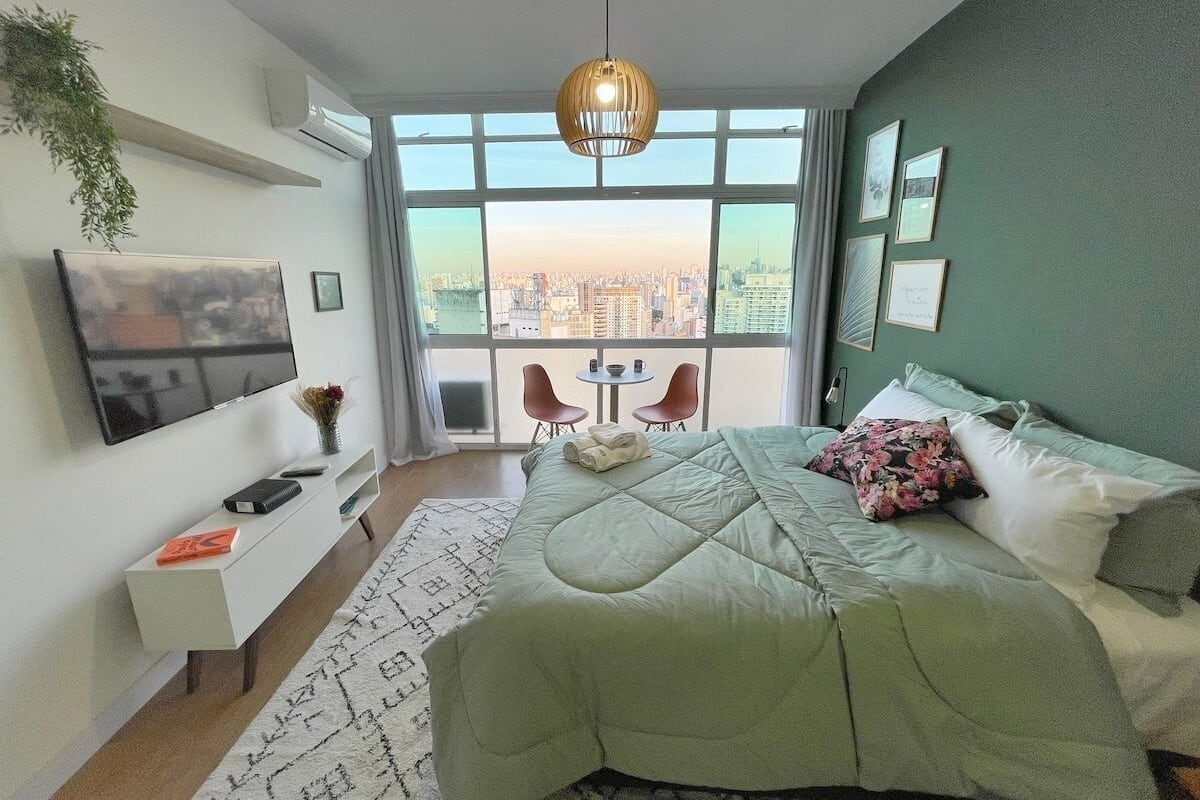 Apartamento standard | Ferros/tábuas de passar roupa, Wi-Fi de cortesia