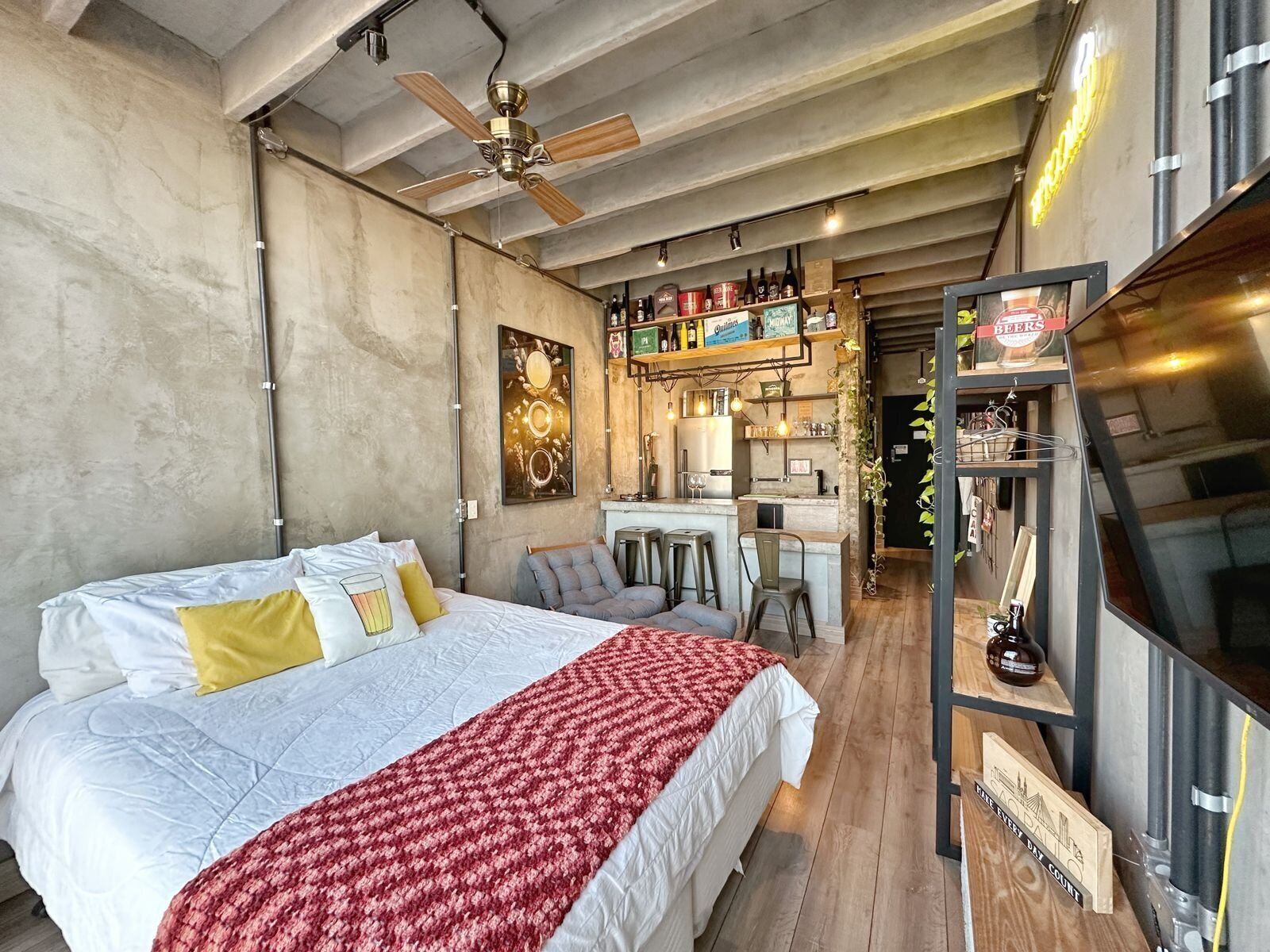 Apartamento standard | Ferros/tábuas de passar roupa, Wi-Fi de cortesia