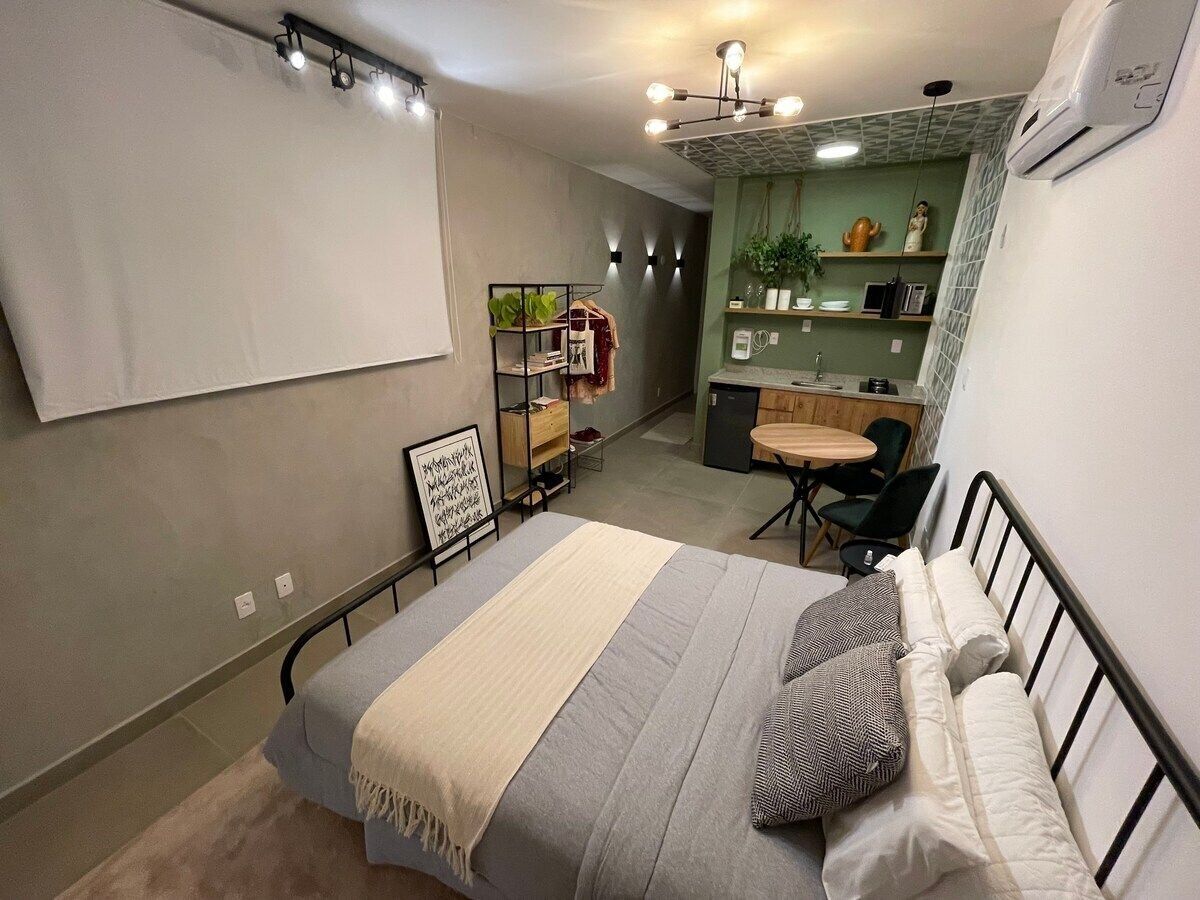 Apartamento standard | Ferros/tábuas de passar roupa, Wi-Fi de cortesia