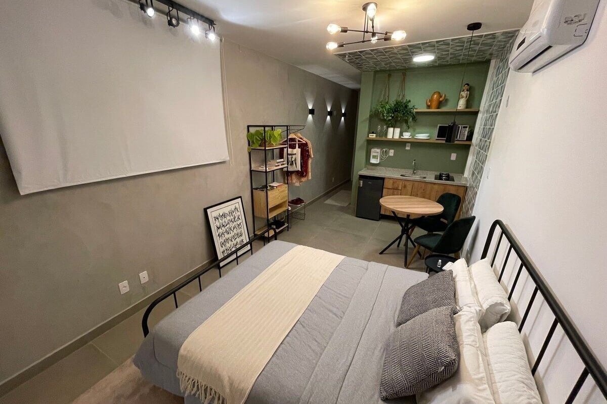 Apartamento standard | Ferros/tábuas de passar roupa, Wi-Fi de cortesia