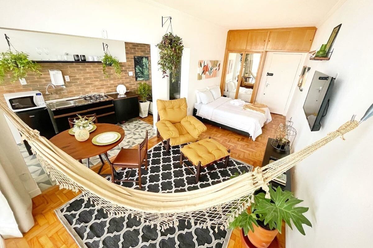 Apartamento standard | Ferros/tábuas de passar roupa, Wi-Fi de cortesia