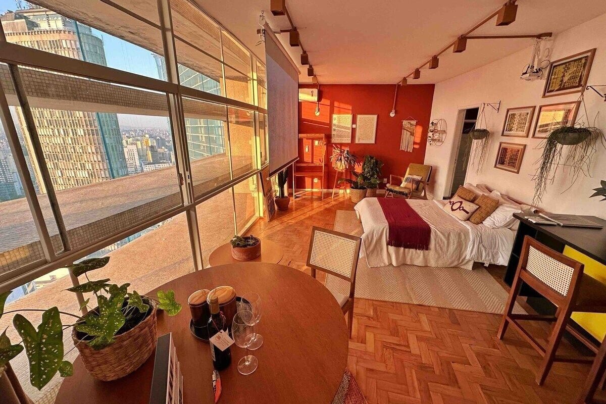 Apartamento standard | Ferros/tábuas de passar roupa, Wi-Fi de cortesia