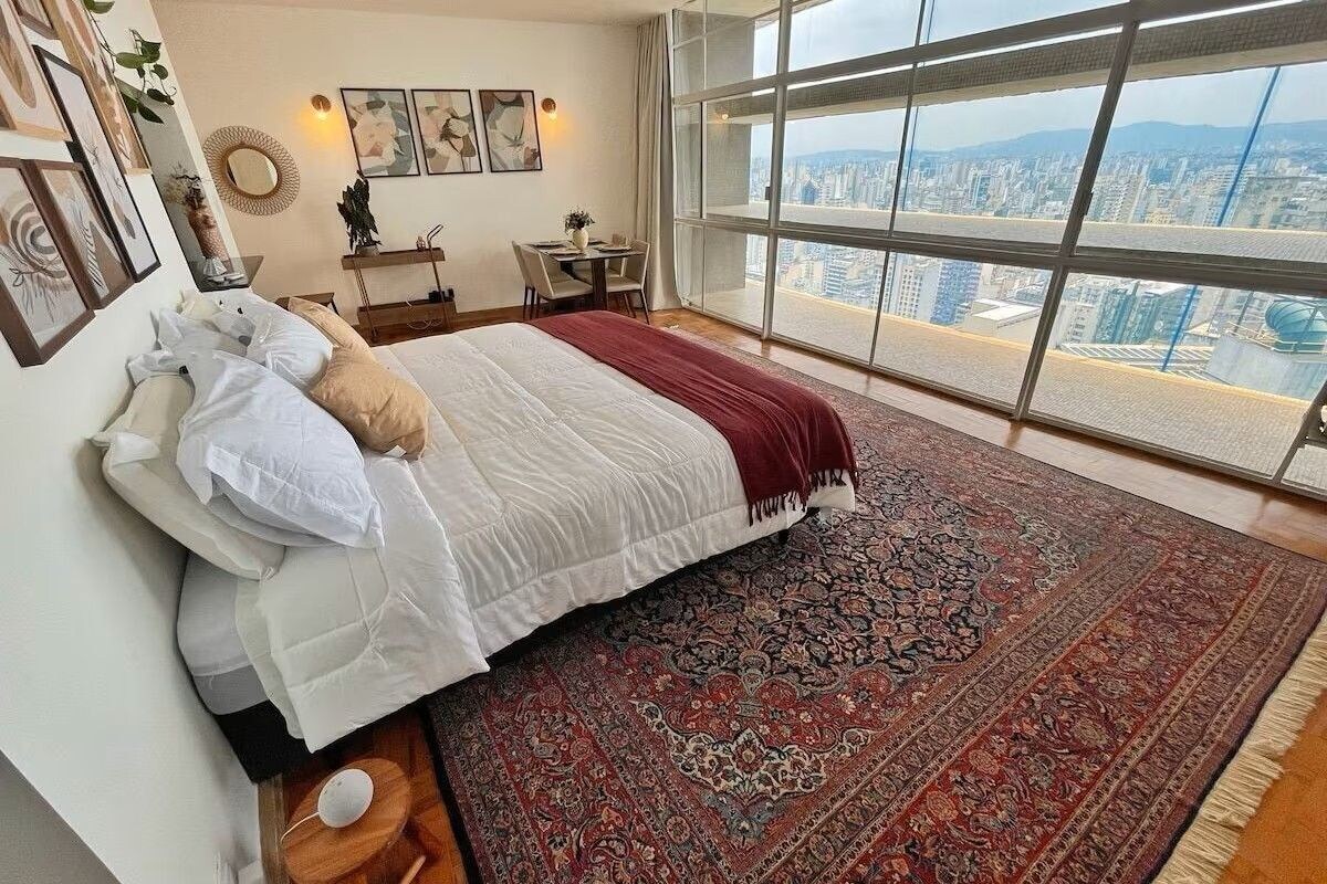 Blackout drapes, iron/ironing board, WiFi (free), bed sheets