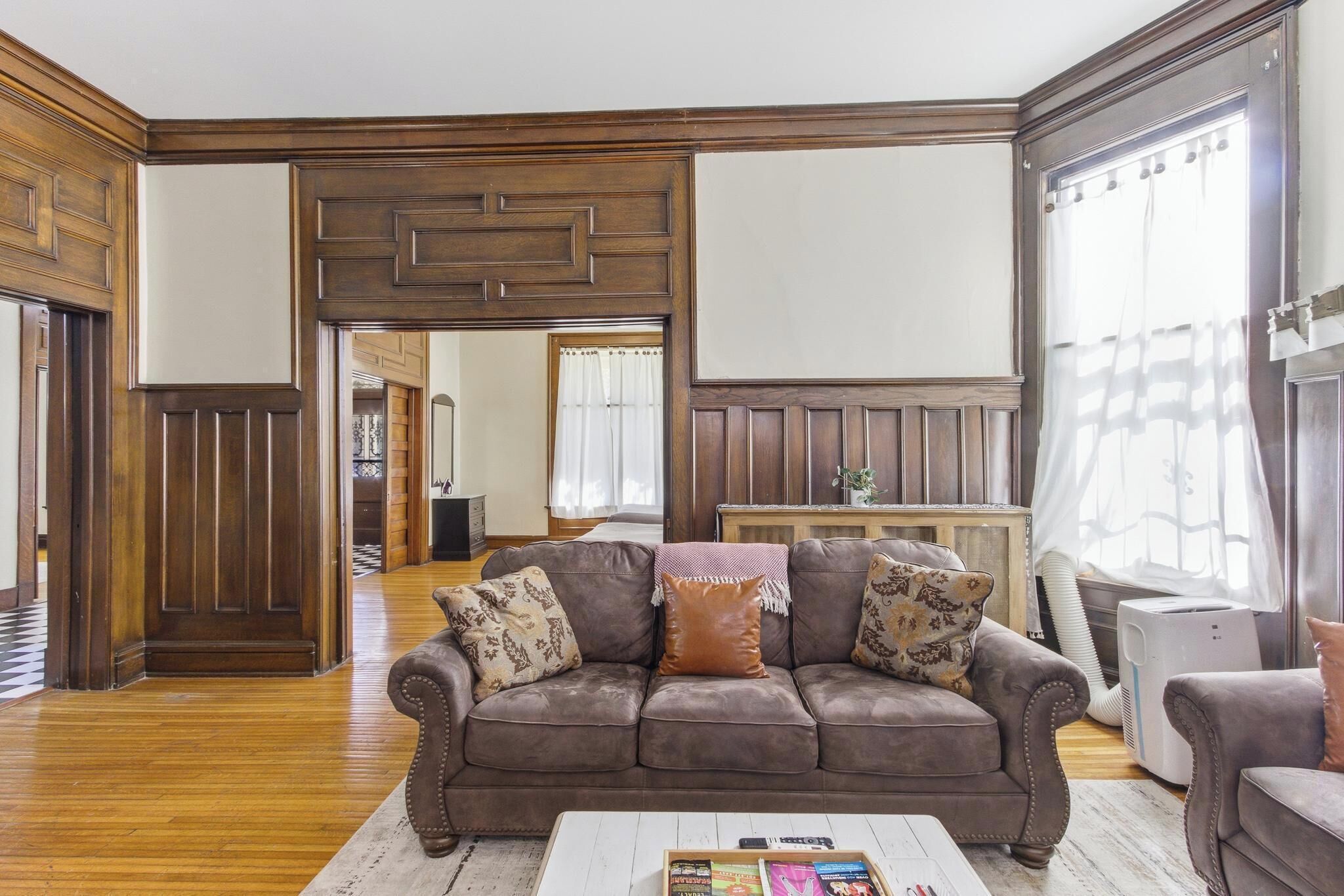 TV connectée, cheminée