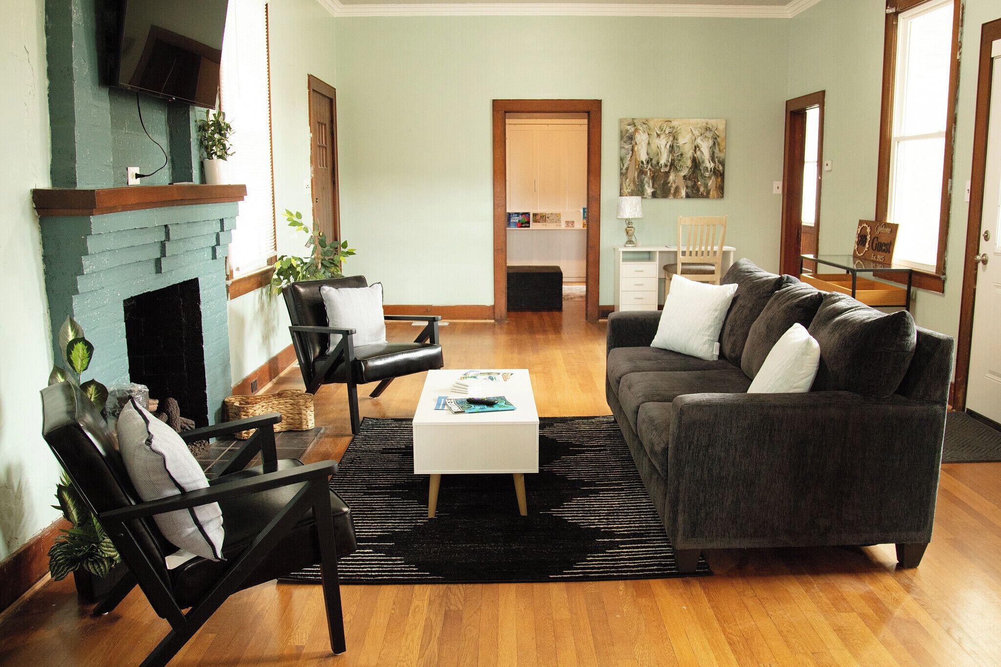 تلفزيون، مدفأة