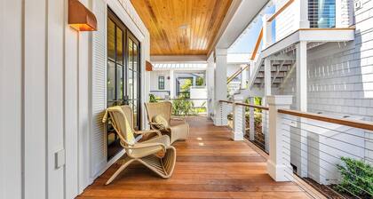 LUXURY! 6 BR Sky Watch Views 2 Min Walk to E. Beach Shoals Club - 4 day min stay
