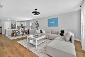 Living area - Family Fun w/Game Rm, WFH Office: 8 Min to Beach (Ocean Isle Beach)