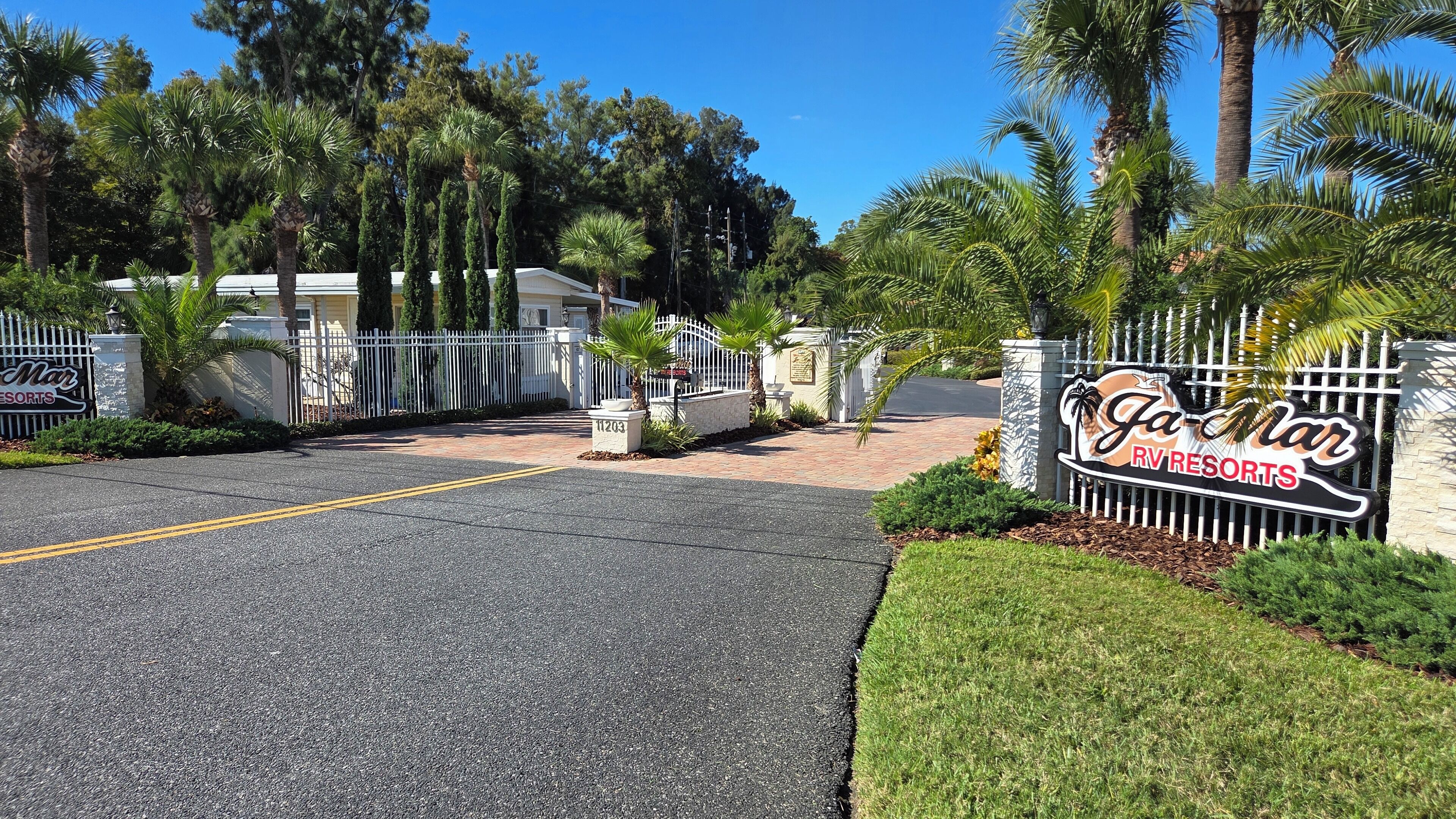 Enceinte de l’hébergement