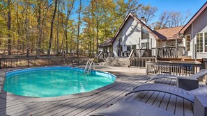 Pool - Mountain Retreat with Pool, Hot Tub & Game Room (East Stroudsburg)