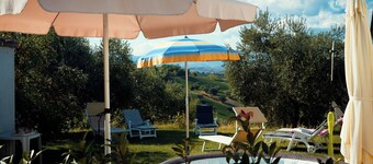 Alcove room garden view