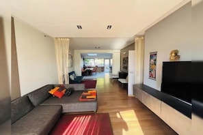 Smart TV, books, video library