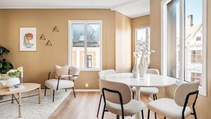 Apartment, 1 Bedroom, City View | Dining room - Barfot Apartment - Bergen City Center (Bergen)