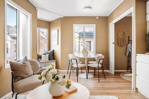 Apartment, 1 Bedroom, City View | Living area - Barfot Apartment - Bergen City Center (Bergen)