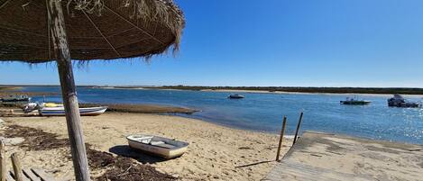 Accommodatie ligt op het strand