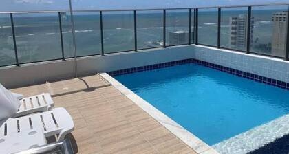 Wonderful 1-bedroom apartment in Jaboatão dos Guararapes
Apartment with sea view