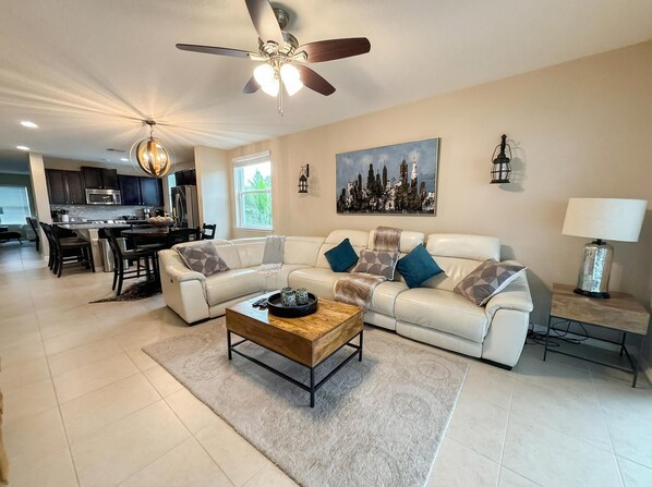 Smart TV, video games, video library