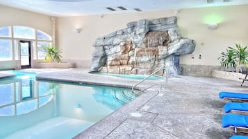Indoor pool, a heated pool