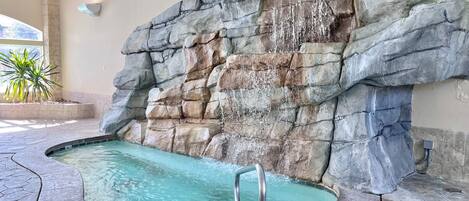 Indoor pool, a heated pool