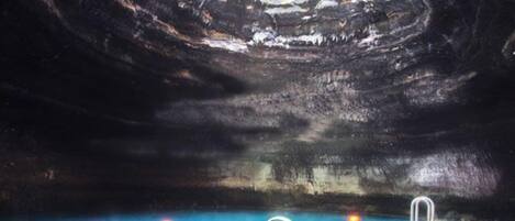 Indoor pool, a heated pool