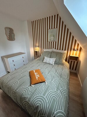 2 soveværelser, strygejern/strygebræt, weekendseng, gratis Wi-Fi