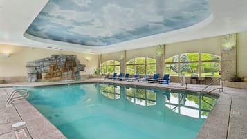 Indoor pool, a heated pool