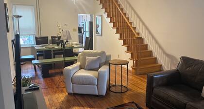 Here's a wonderful 3-bedroom brickhouse with AC in charming Wilmington, Delaware