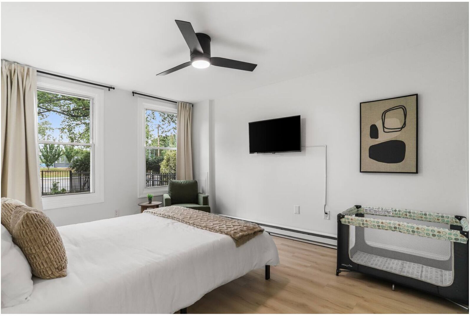 1 habitación, internet y ropa de cama 