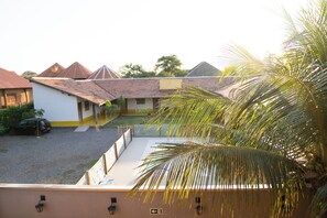 Superior tweepersoonskamer, uitzicht op bergen | Terras