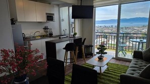 Family Apartment, Balcony, City View | Living area