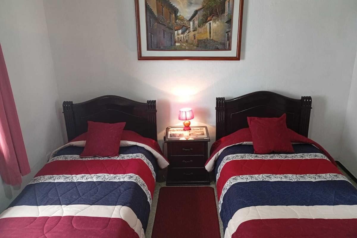 Family Double Room, Courtyard View | Desk, laptop workspace, blackout curtains, soundproofing