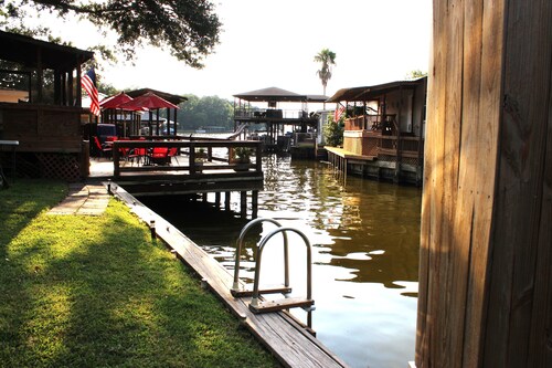 Spacious Lakefront Retreat with Outdoor Entertaining Spaces, Office, + Parking