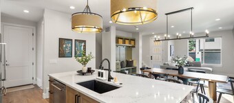 New 5BR, 6BA home in Eden. Private hot tub & theater room, with two bunk rooms.