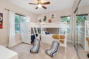 Desk, iron/ironing board, travel cot, free WiFi