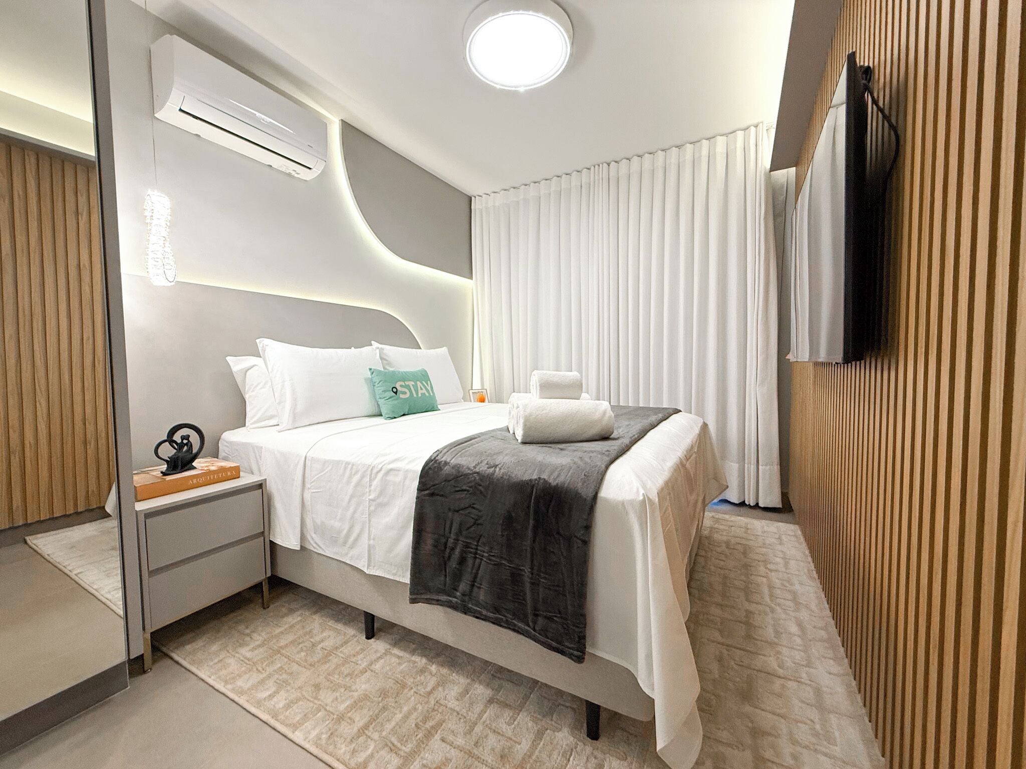 尊荣公寓, 城市景观 | 遮光窗帘、熨斗/熨衣板、免费 WiFi